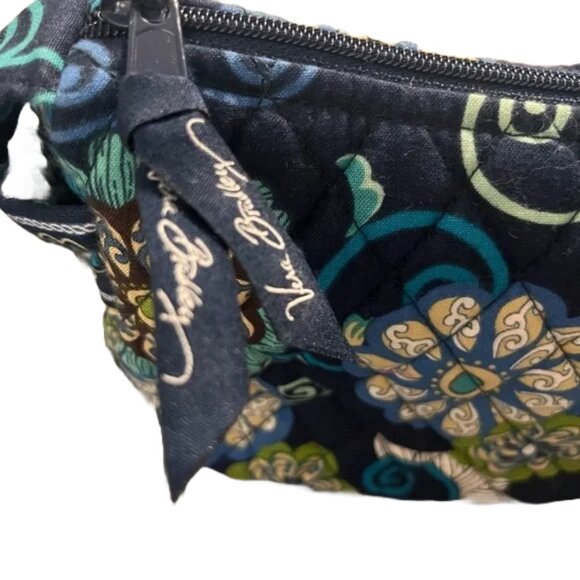Vera Bradley Blue, Black, Teal and Green Quilted Shoulder Bag - Picture 5 of 15